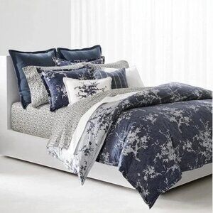 Ralph Lauren Queen King Duvet Set 3 Pc 100% Cotton Duvet & 2 Pillow Shams Eva